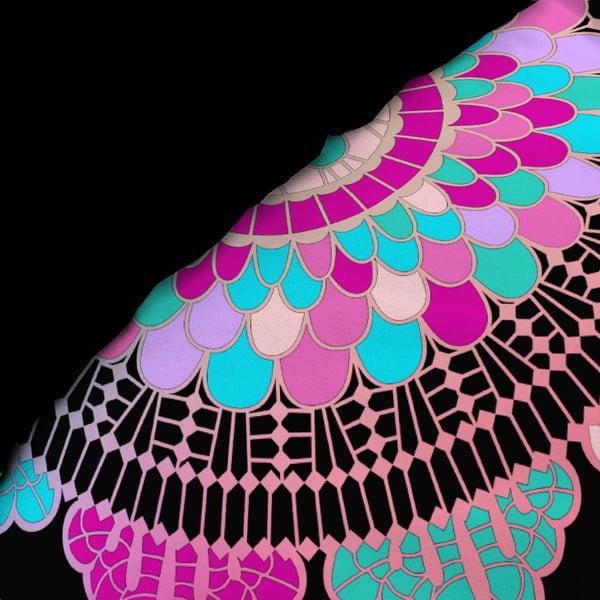 Črna enojna bombažna posteljnina 140x200 cm Porte Bonheur – douceur d'intérieur-image-4