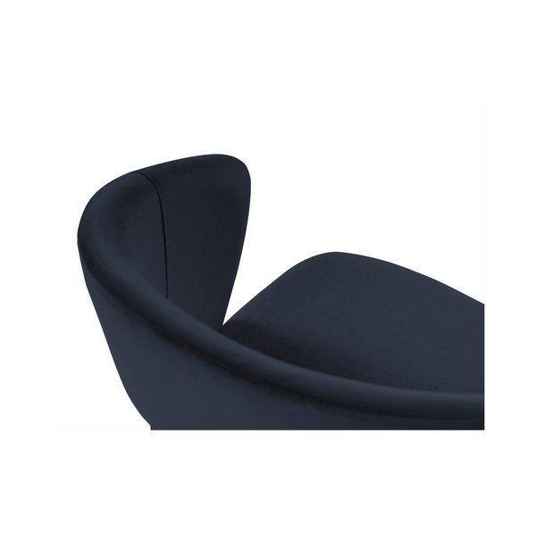 Temno modri jedilni stol z žametnim oblazinjenjem Windsor & Co Sofas Elpis-image-3