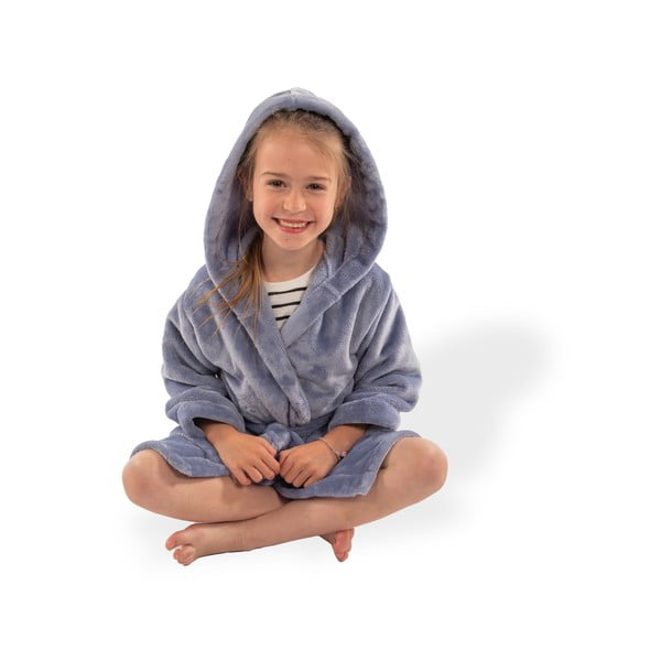 Moder otroški kopalni plašč iz mikropliša Delux – Tiseco Home Studio-image-3