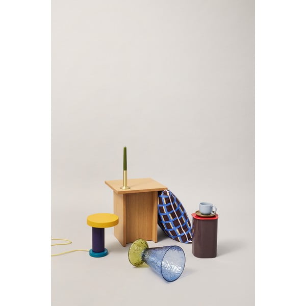 Vijolična LED zatemnitvena namizna svetilka (višina 25 cm) Magic – Hübsch-image-4