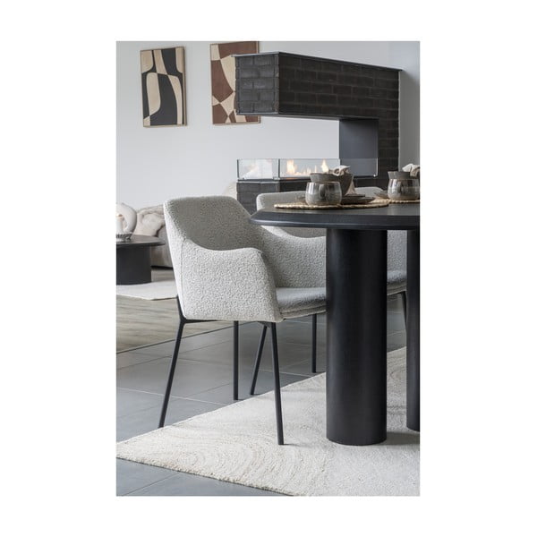 Jedilna miza z mizno ploščo v jesenovem dekorju 100x220 cm Tirano – House Nordic-image-4