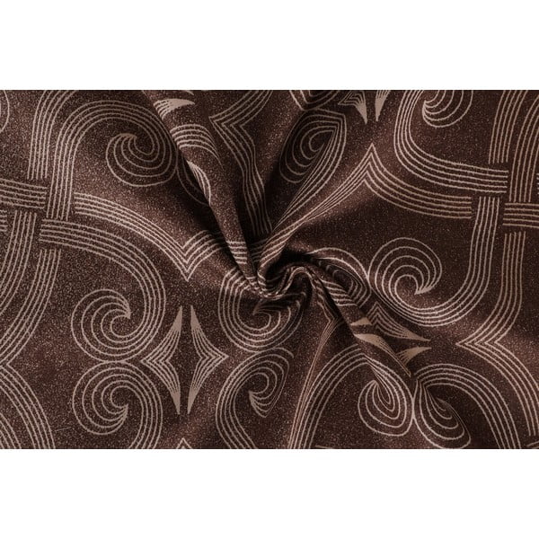 Rjava posteljnina za zakonsko posteljo iz bombažnega satena 200x200 cm Pandora – Mijolnir-image-2