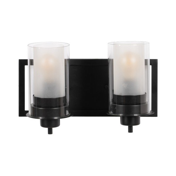 Črna/bela stenska svetilka – Ixia