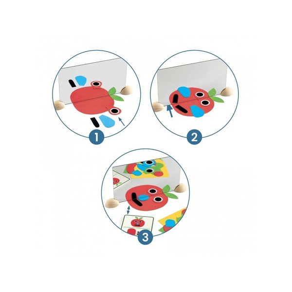 Ustvarjalni set z ogledalom Djeco Ze Obrazi-image-1