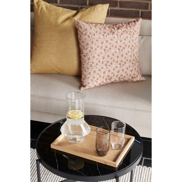 Rumena okrasna blazina Hübsch Nela, 60 x 60 cm-image-1