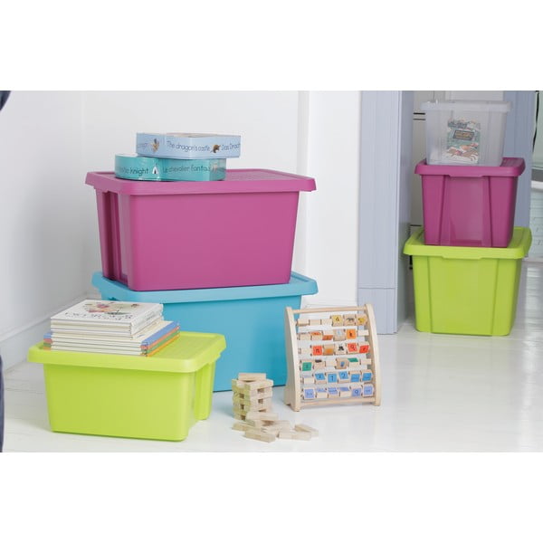 Škatla za shranjevanje s pokrovom Curver Essentials, 26 l-image-1