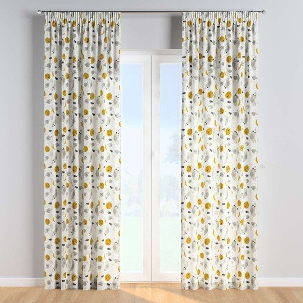 Otroška zavesa 260x130 cm Magic - Yellow Tipi-image-1
