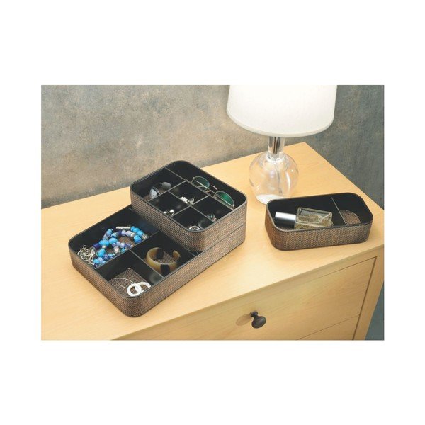Rjav InterDesign Twillo dvojni organizator-image-3