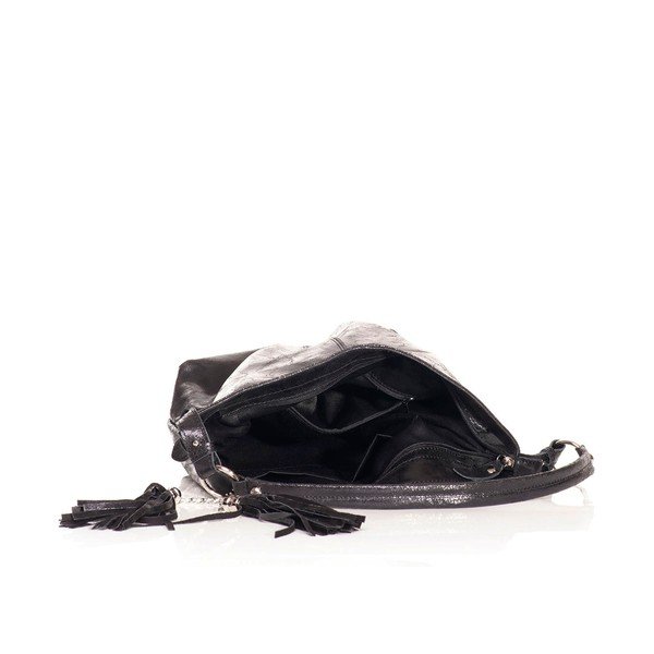 Usnjena torbica Hobo Black-image-2