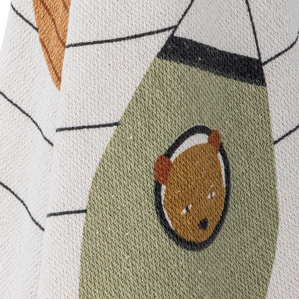 Bela otroška odeja 130x160 cm Space – Bloomingville Mini-image-3