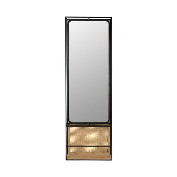 Stensko ogledalo s polico 53x165 cm Langres – Dutchbone