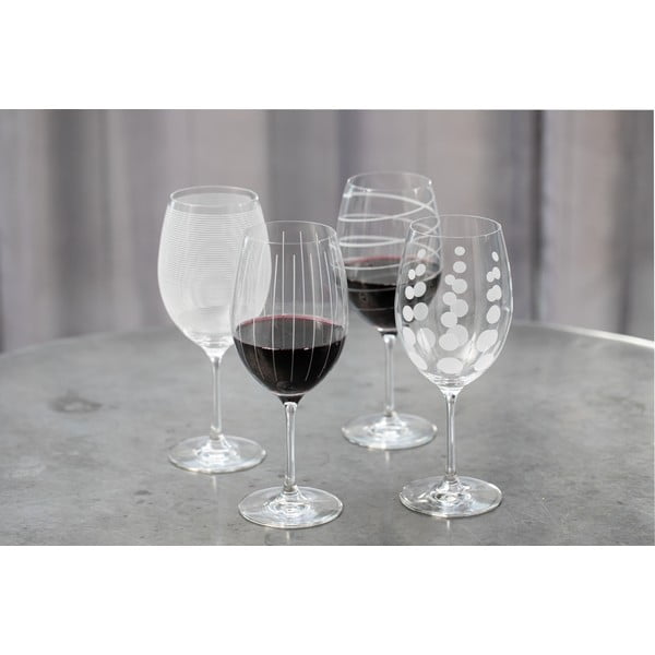 Set 4 kozarcev za vino Mikasa Cheers, 685 ml-image-1