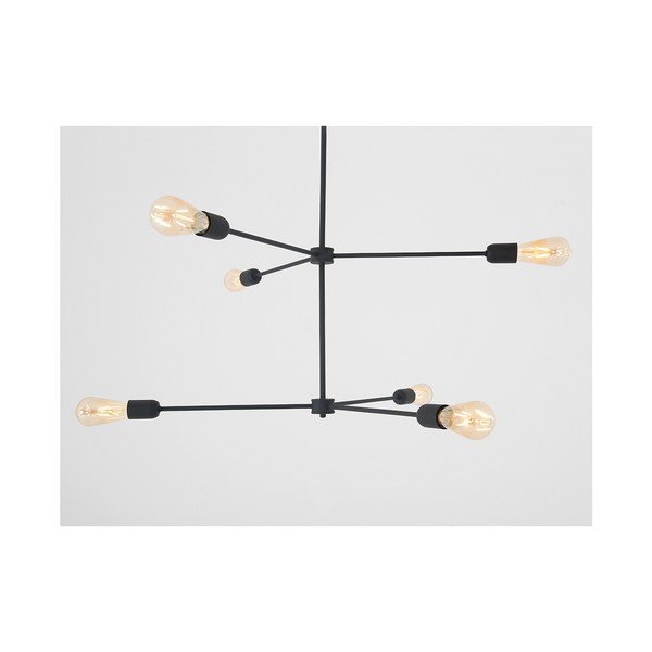 Črna viseča svetilka Custom Form Triso Hexa-image-2