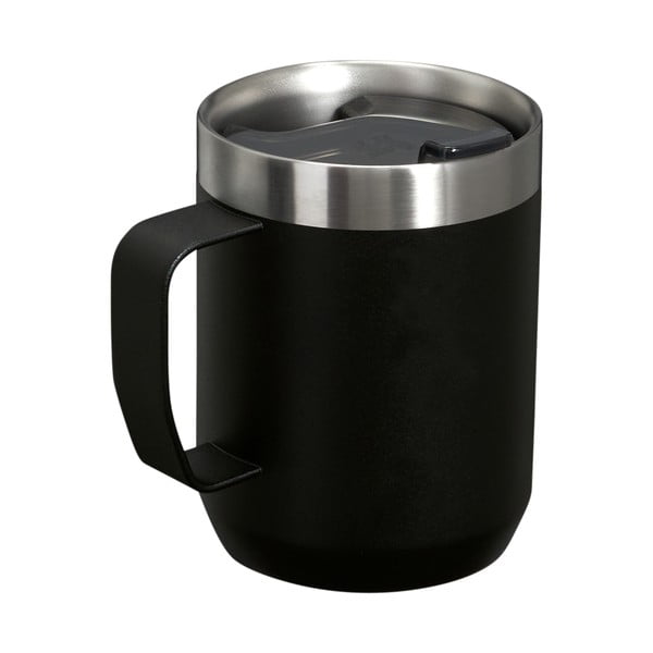 Črn termo lonček iz nerjavečega jekla 230 ml Stay-Hot Camp Mug Black – Stanley-image-2