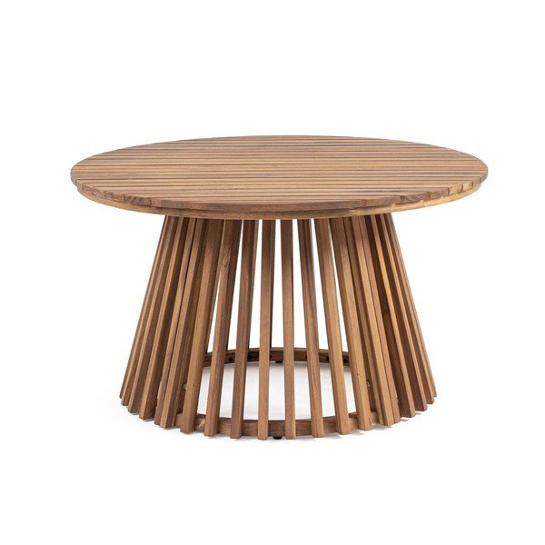 Okrogla vrtna klubska mizica iz masivne akacije ø 70 cm Rodano – Bizzotto