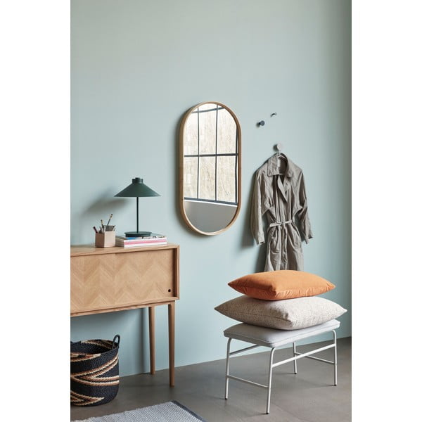 Komoda iz hrastovega lesa Hübsch Herringbone, výška 90 cm-image-1