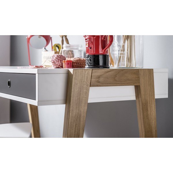 Belo-siva delovna miza Vox Concept-image-1