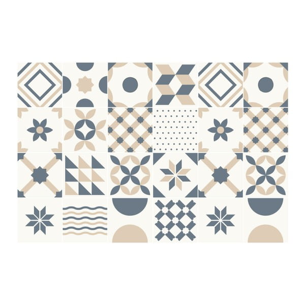 Komplet 24 nalepk Ambiance Wells, 40 x 60 cm-image-2