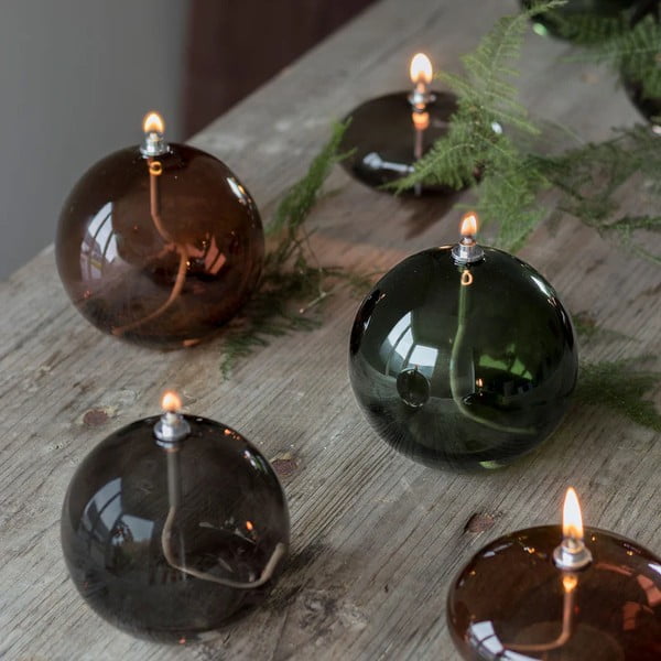 Steklena oljna svetilka (višina 11 cm) Aura – Mette Ditmer Denmark-image-2