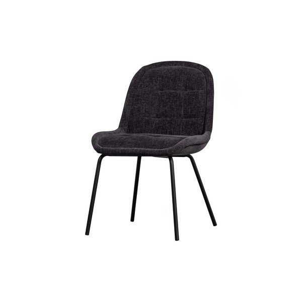 Temno sivi žametni jedilni stoli v kompletu 2 ks Crate – BePureHome-image-1