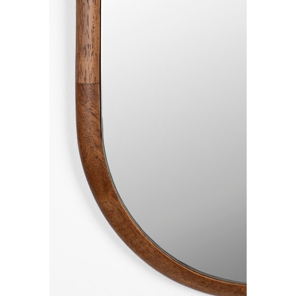 Stensko ogledalo z lesenim okvirjem 26x120 cm Nyko – White Label-image-4