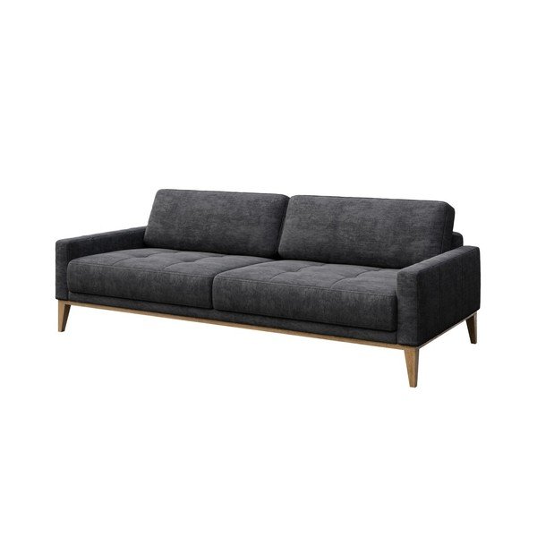 Temno siva zofa MESONICA Musso Tufted, 210 cm-image-2