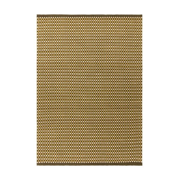 Kaki zelena ročno tkana preproga iz mešanice volne 200x290 cm Ember – MADE