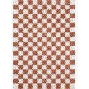 Kremno bela/v barvi terakote preproga 120x170 cm Grida – ESTE