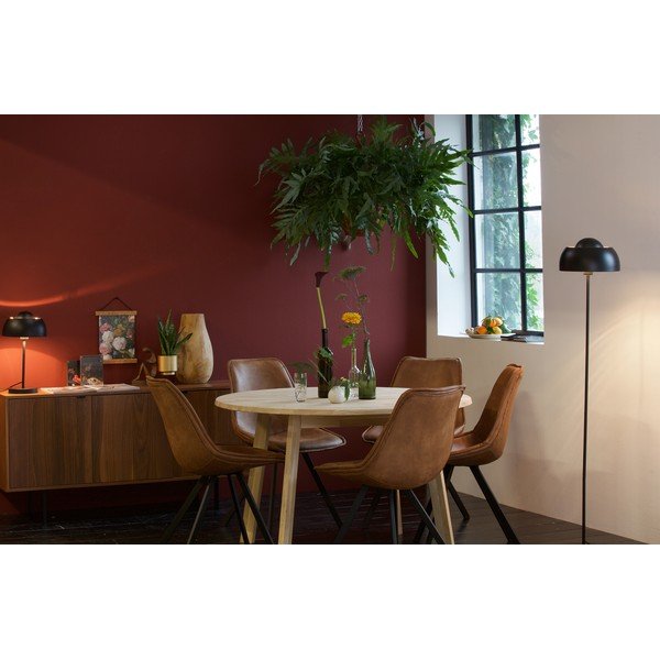 Jedilna miza iz hrastovega lesa WOOOD Disc, Ø 120 cm-image-1