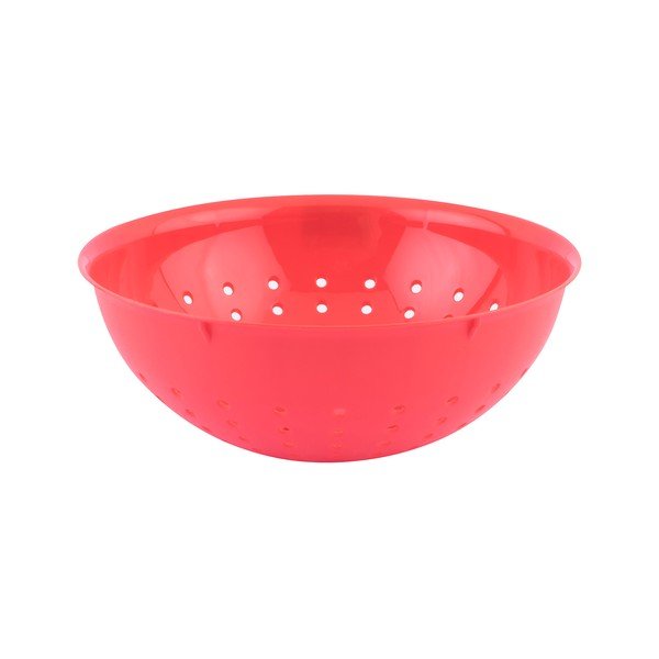 Rdeči plastični cedilnik Tantitoni Candy, ⌀ 20 cm