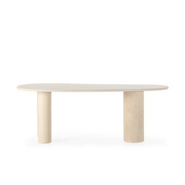 Jedilna miza v kamnitem dekorju 100x201 cm Daila – MOME-image-3