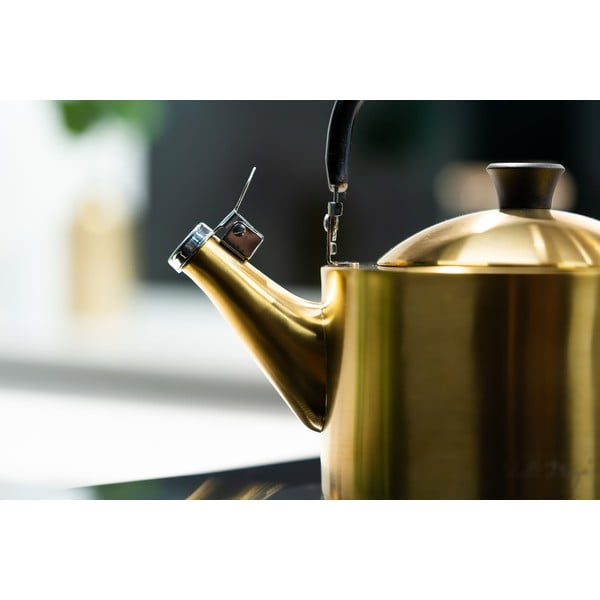 Grelnik za vodo iz nerjavečega jekla v zlati barvi 1,5 l Diamante – Vialli Design-image-1