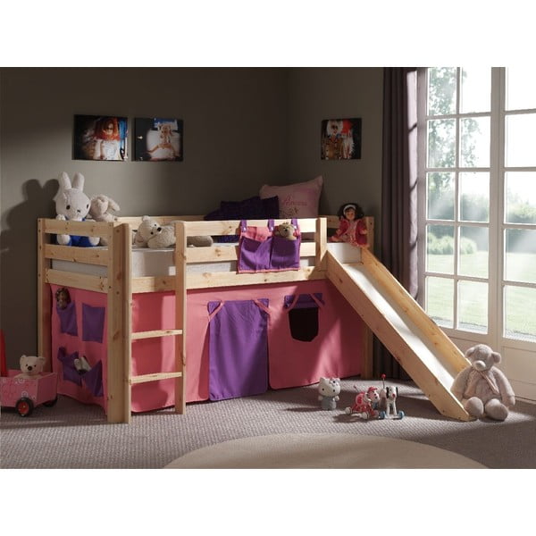 Otroške zavese v kompletu za posteljo 3 ks 195x75 cm Bella – Vipack-image-2