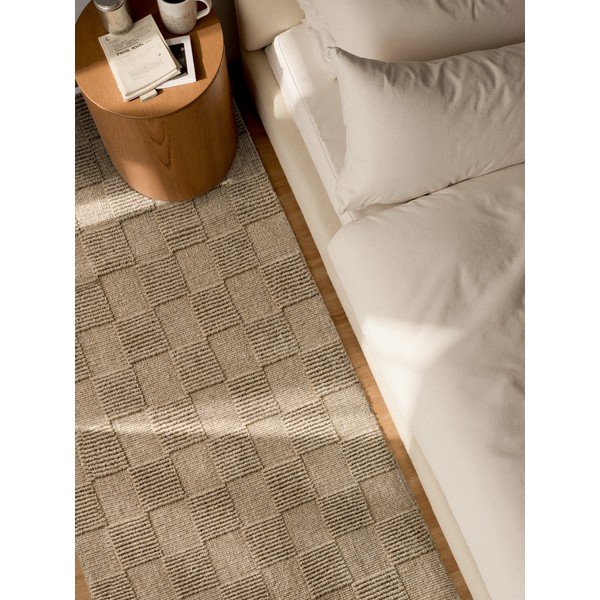 Rjav ročno tkan volnen tekač 80x200 cm Scala – Villeroy&Boch-image-3