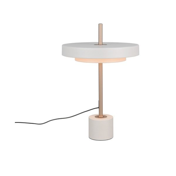 Slonokoščena LED zatemnitvena namizna svetilka (višina 45,5 cm) Keaton – Trio