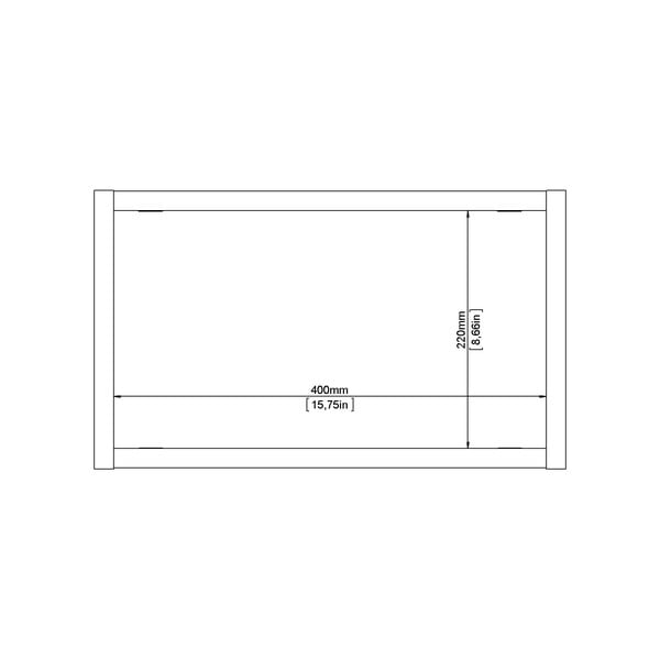 Večnivojska polica v hrastovem dekorju v naravni barvi 44 cm Roomers – Tvilum-image-4