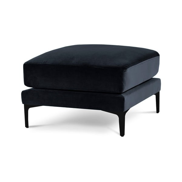 Temno moder žameten tabure Kooko Home Harmony-image-2