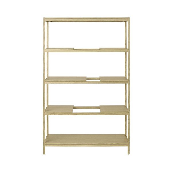 Regal v hrastovem dekorju v naravni barvi 105x170x40 cm Sukoya – Blomus