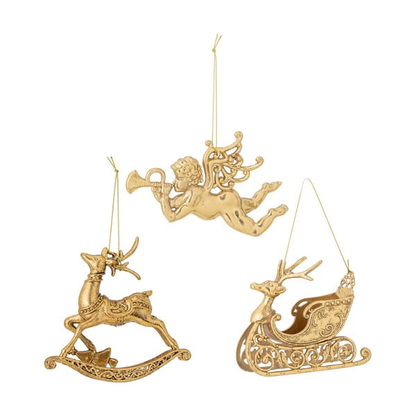 Okraski za jelko v kompletu 3 ks 10 cm Anisa – Bloomingville