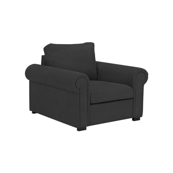 Temno siva Windsor & Co Sofas Fotelj Hermes-image-4