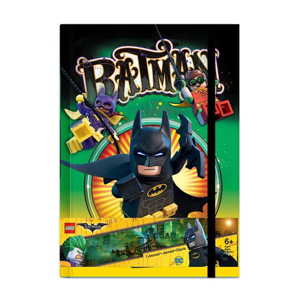 Liniran zvezek LEGO® Batman, 96 strani