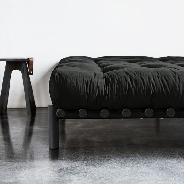 Črni borov posteljni okvir Karup Design Pace Black, 140 x 200 cm-image-4