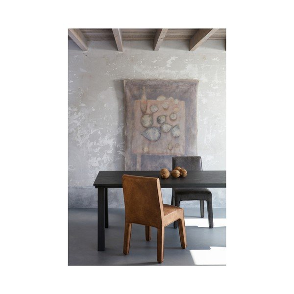 Komplet 2 rjavih usnjenih stolov BePureHome Cocoon-image-2