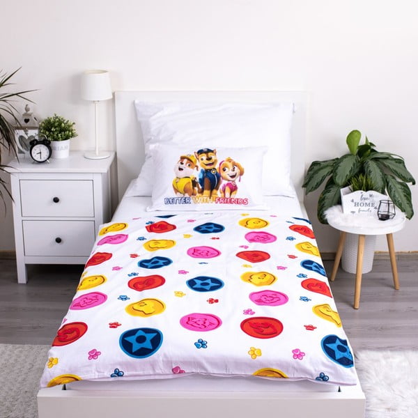 Bombažna otroška posteljnina za otroško posteljico 100x135 cm Paw Patrol – Jerry Fabrics-image-2