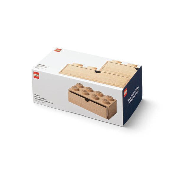Otroška škatla za shranjevanje iz lesa LEGO® Wood-image-3