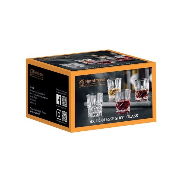 Komplet 4 kozarcev iz kristalnega stekla Nachtmann Noblesse, 55 ml-image-1