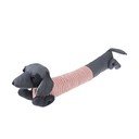 Rožnato-siva zaščita za vrata proti prepihu 17x76 cm Sausage Dog – Rex London