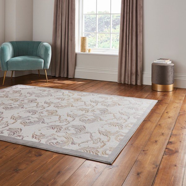 Preproga v zlati, sivi in bež barvi 160x230 cm Imperial Pearl – Think Rugs-image-2