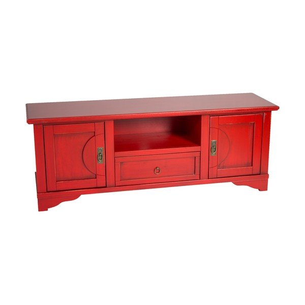 Rdeča TV mizica Evergreen House Credenza-image-4