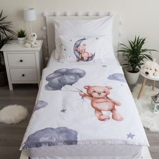 Bombažna otroška posteljnina za otroško posteljico 100x135 cm Teddy Bear – Jerry Fabrics